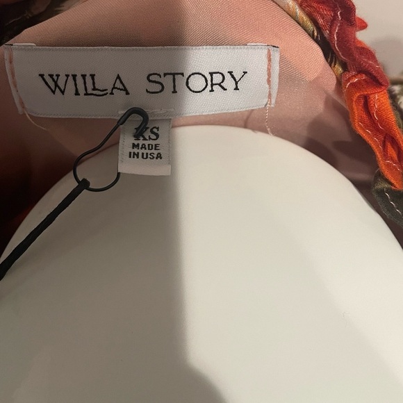 Willa Story Vibrant Multicolor Women's Top Size XS NWT - Picture 4 of 5